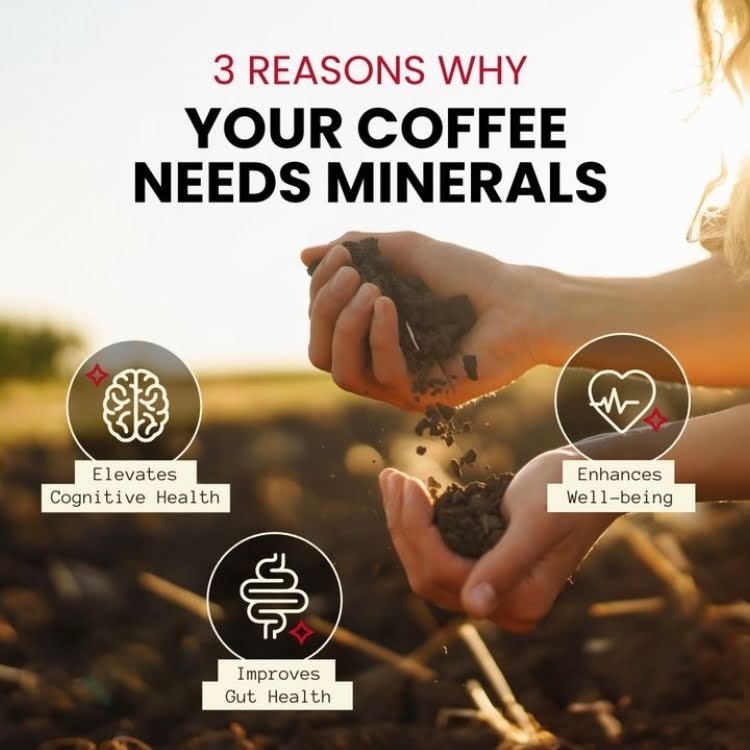 3 reasons why your coffee needs minerals health benefits infographic - Danger Coffee remineralized specialty coffee wellness guide