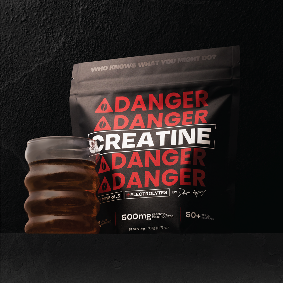 Lifestyle shot of Aeropress brewing Danger Coffee for fresh, mold-free clean energy
