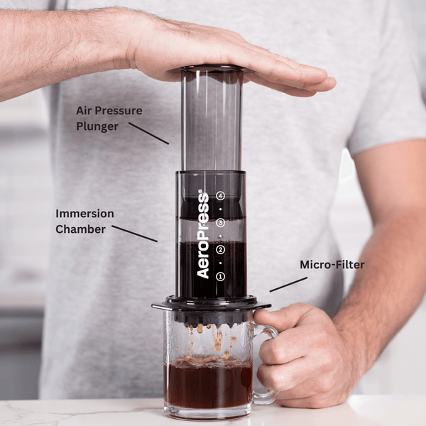 AeroPress Coffee Maker - Clear Colors