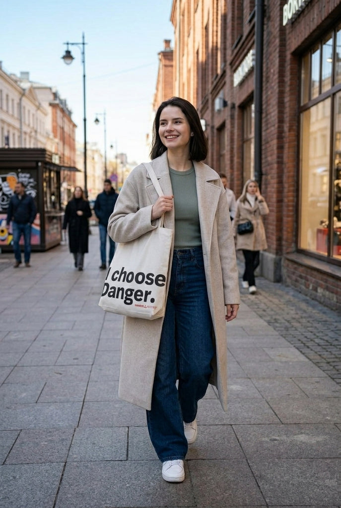 Danger Coffee Tote Bag