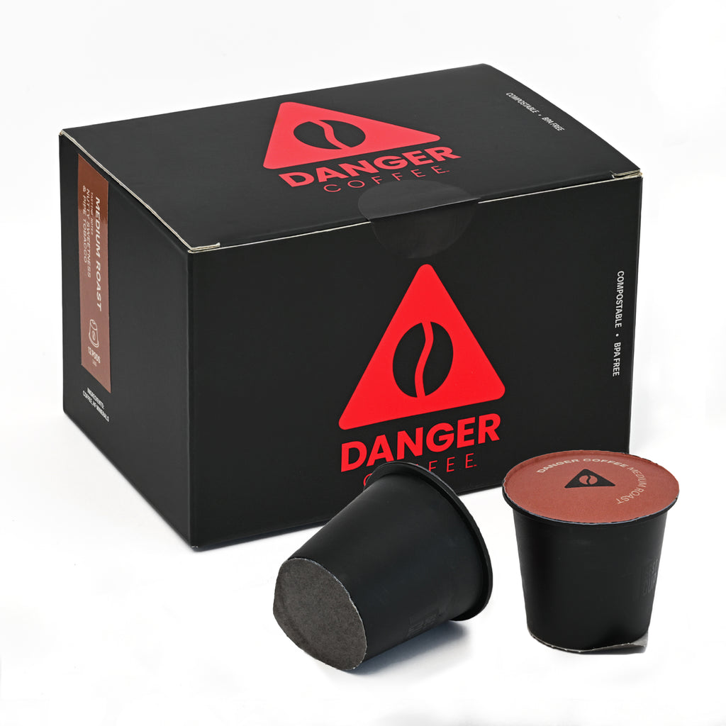 Danger Coffee Compostable Pods - Main Image