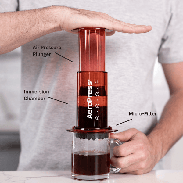 AeroPress Coffee Maker - Clear Colors