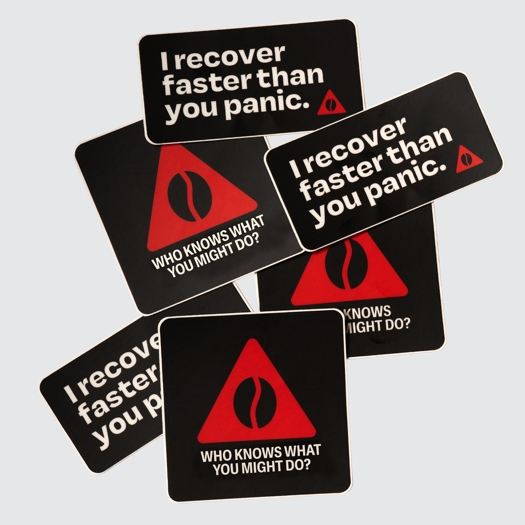 Danger Coffee Stickers (Pack of 2)
