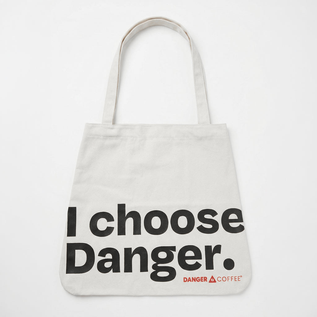 Danger Coffee Tote Bag