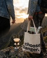 Danger Coffee Tote Bag