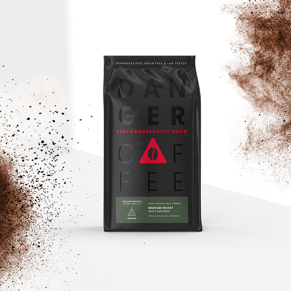 Bag of Danger Coffee™ Decaf Ground
