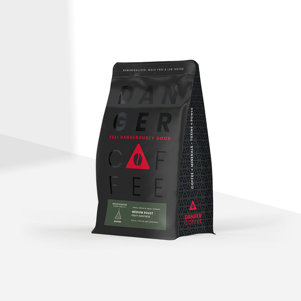 Bag of Danger Coffee™ Decaf Ground